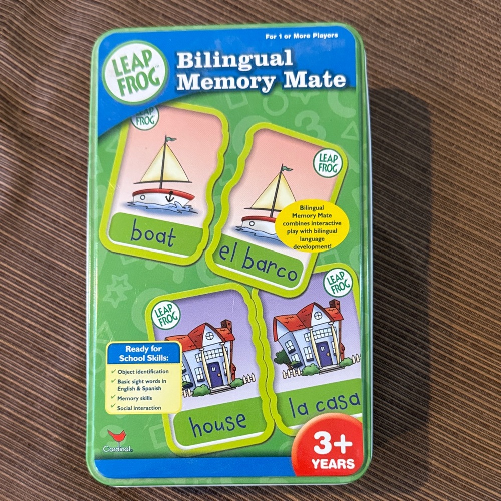 LIKE NEW - LeapFrog Bilingual Memory Mate Game